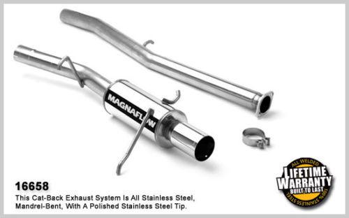 Magnaflow 16658 subaru impreza stainless cat-back system performance exhaust