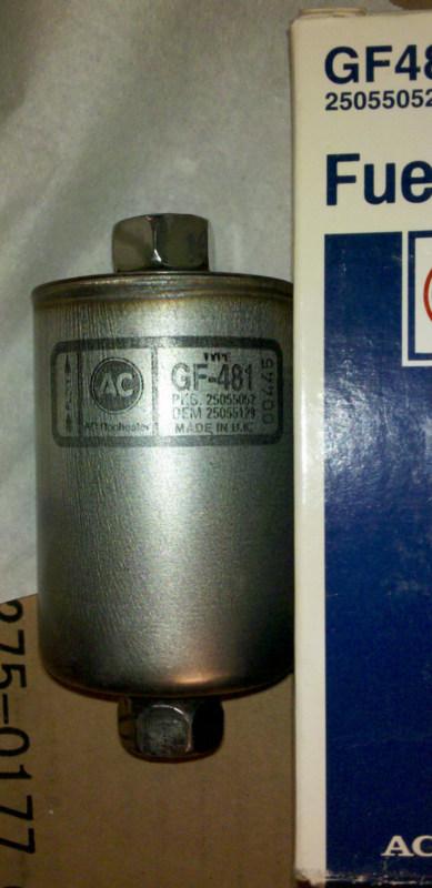 Nos ac delco gf-481 fuel filter oem 25055052