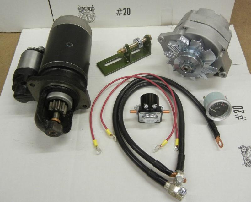 Find NEW ALTERNATOR STARTER CONVERSION KIT JOHN DEERE TRACTOR 3010 3020 4010 AKT0017 in