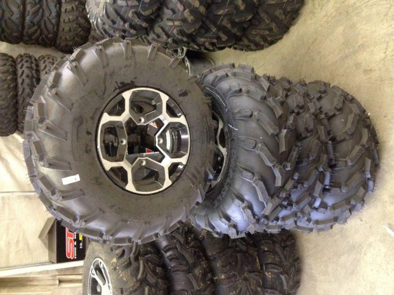 Can am xt tire wheel kit 26x8x12 26x10x12 carlisle act tires outlander renegade