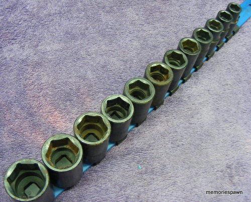 Matco tools 1/2" drive metric 6 point universal impact socket set