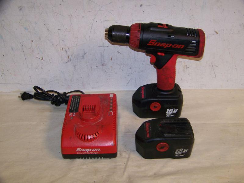 Snap on cdr6850a 18v cordless 1/2" drill / driver set ^