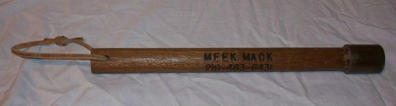 Tire checker-wood and metal-thumper-a must for semi drivers-excellent condition