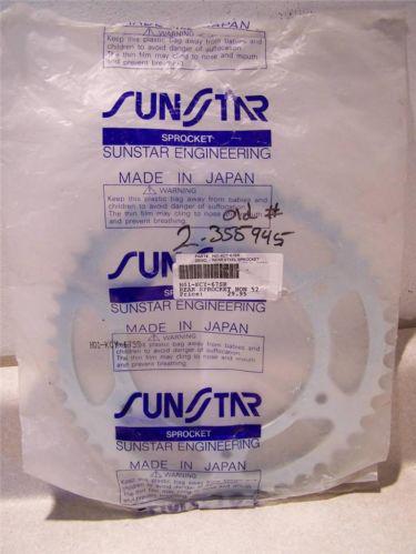 Nos sunstar 45 tooth rear steel sprocket  part # 2-355945/h01-kcy-67sr{fbc