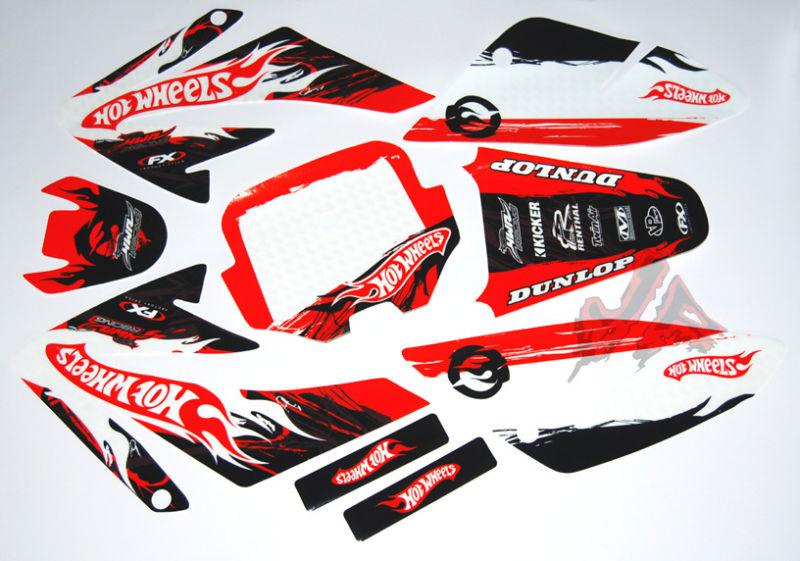 Find 3M CRF 70 Hotwheels Decals Graphics For Honda o Copy CRF70 Pit