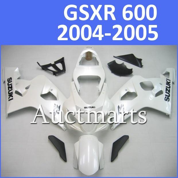 Motorhaubenverkleidung Für Suzuki GSXR600 750 K4 2004-2005 - Weiß