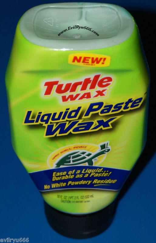 Turtlewax liquid paste wax 18ox x3 bottles hard shell finish