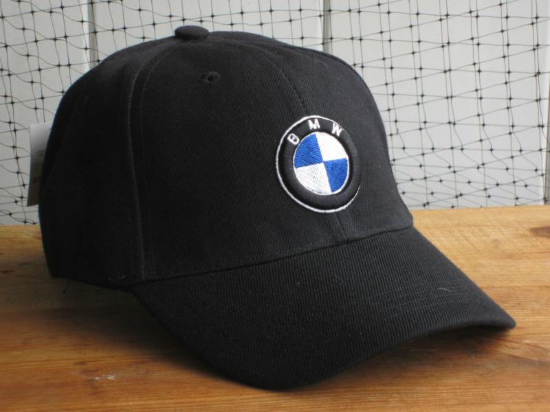 New nwt bmw classic logo black baseball golf fishing summer hat cap automobile @