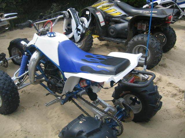 Yamaha blaster blue flame motoghg seat cover  #ghg2270scptbk2270