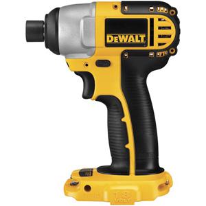Dewalt dc825b 18v impact driver 1/4" hex qucik connect tool only