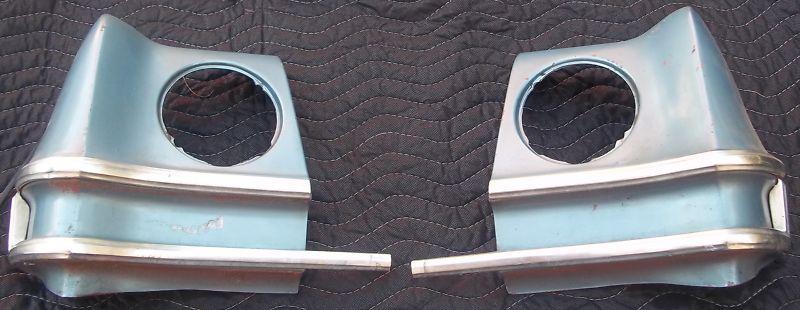 1965 impala bel air belair biscayne rear quarter panel end corners trim moulding