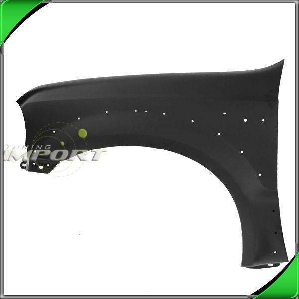 2005-2007 ford f-super duty left front fender primed black steel replacement lh
