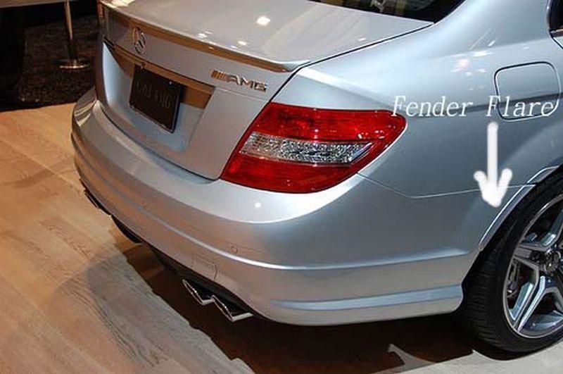 Mercedes benz 07-up w204 amg c63 style frp fender flare