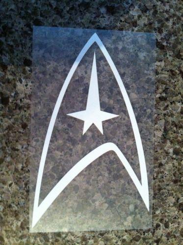 Star trek vinyl decal sticker laptop car truck