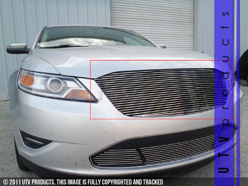 Find 2010 2012 Ford Taurus Upper Replacement 1pc Chrome Billet Grille