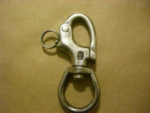 Snap shackle nicro marine (ronstan) 4" large swivel bail 