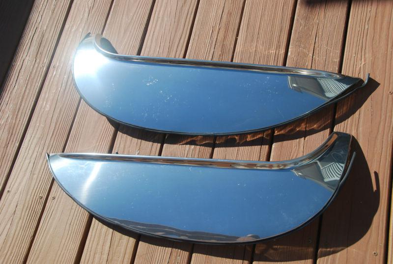 1963 plymouth sport fury stainless steel fender skirts