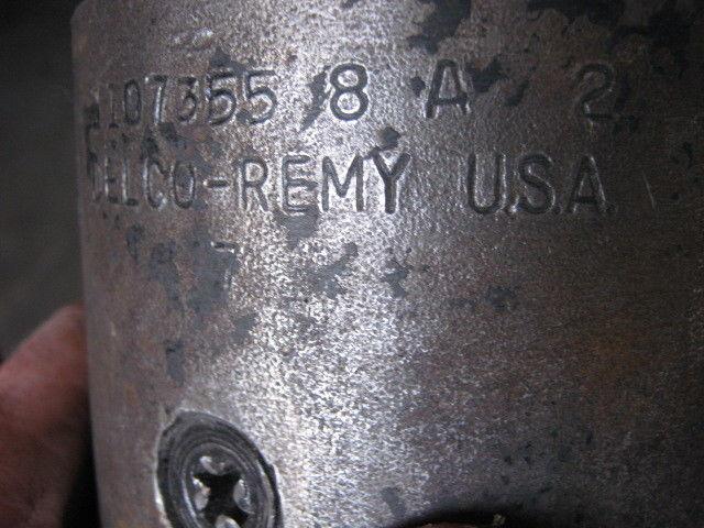 Pontiac gto 1968 starter case 1107355 8a2 jan 2nd, 1968 w/fields and brushes