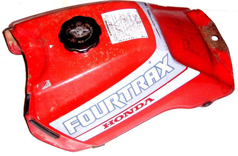 1988 honda trx300 trx300fw 4x4 fourtrax gas tank fuel tank & cap no rust inside