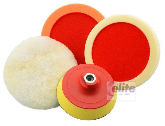 Gtechniq hotswap 160mm 6.5" professional machine polishing pad kit