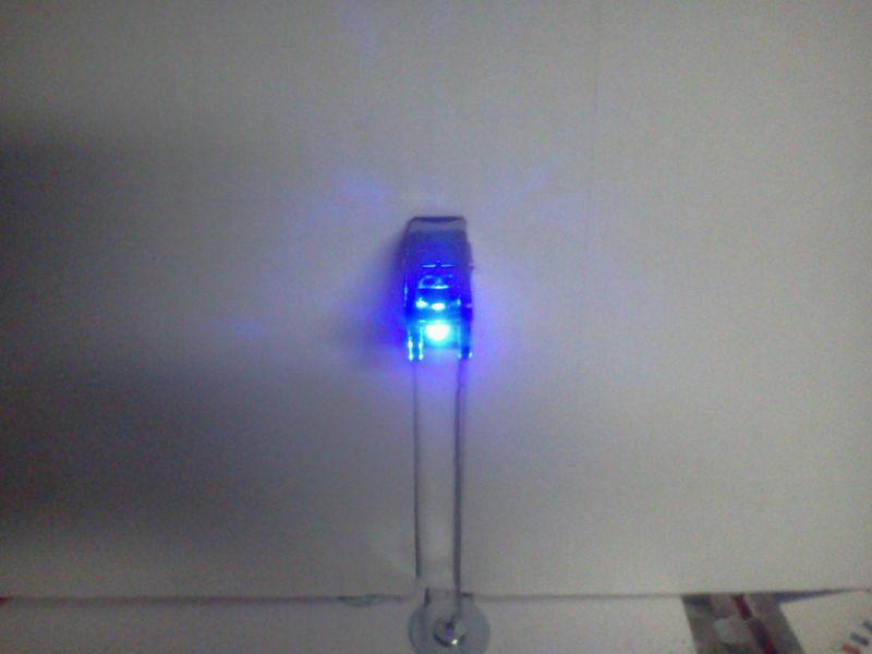 BLUE LED LIT TOGGLE SWITCH WITH TRANSLUCENT BLUE SAFETY COVER AUTO CAR TRUCK, US $3.99, image 2