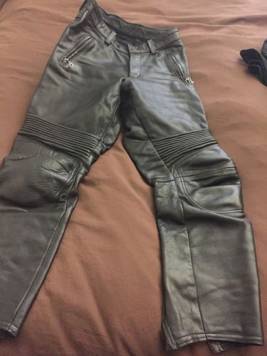 Women's size 8 leather motorcycle pants