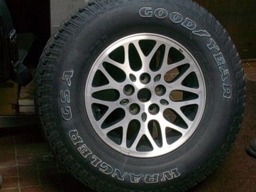 1995 jeep grand cherokee orvis edition wheel and 15&#034; tire mint!