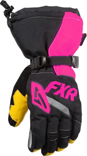 Fxr cx womens gloves black/fuchsia