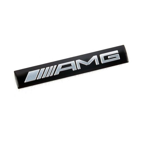 1pcs aluminum emblem car badge stickers decal for mercedes amg glk slk sl c e w