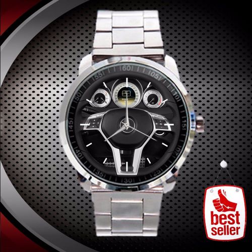 Hot reloj 2012 mercedes benz c class steering wheel limited edition wristwatch