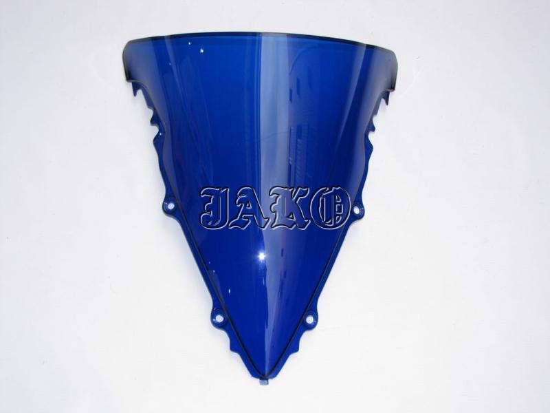 Windshield blue screen racing windscreen for yamaha yzf-r6 2003-2005