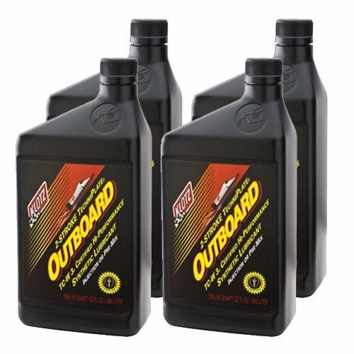 Klotz outboard techniplate oil - 2-stroke oil - 32oz - 4 quarts / 1 gallon