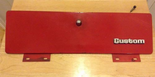 1973-1979 f-100 custom glove box door red oem