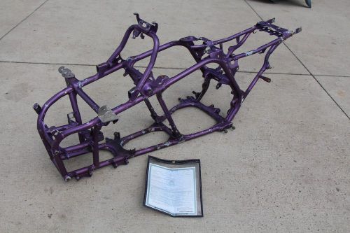 Yamaha banshee j-arm frame chassis clean paperwork free ship purple #3170