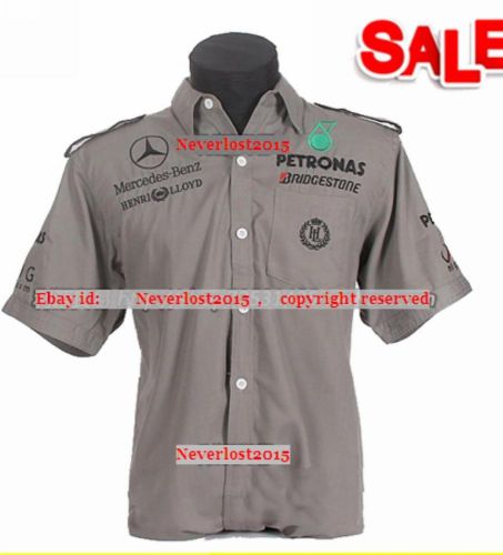 F1 formula 1 official racing shirt motor motorcycle sports mercedes benz