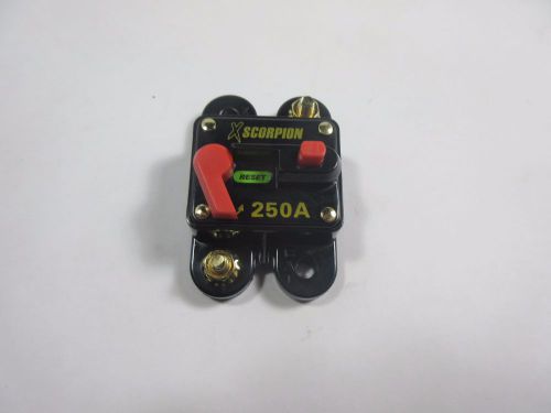 New! xscorpion cb250a 250 amp manual reset circuit breaker
