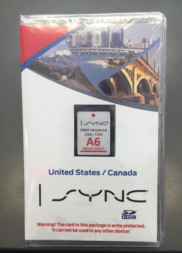 New sync a6 navigation system map update u.s. and canada for ford fm5t-19h449-aa