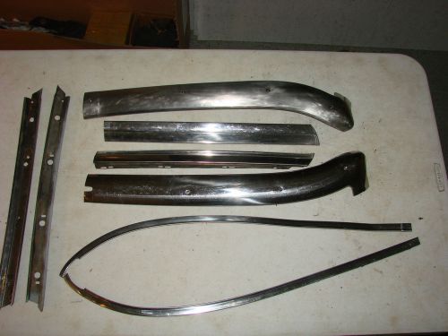 Stainless front window moulding gtx b-body coronet convertible windshield 68 69