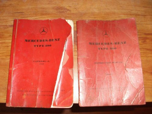 52 53 54 mercedes 300 adenaur  original manuals 1952 1953 1954