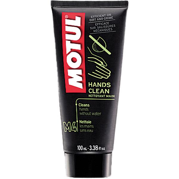 Motul hands clean motorcycle oils/chemicals