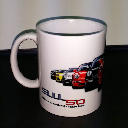 Porsche 911 50th anniversary evolution motorsport racing tea mug cup gift