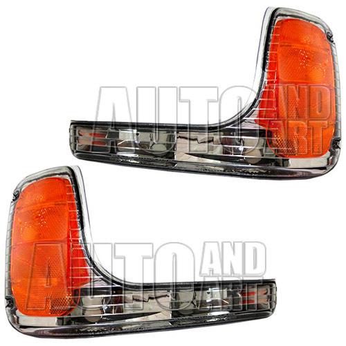 New Pair Set Signal Corner Marker Light Lamp DOT 99-00 Cadillac Escalade SUV, US $38.01, image 1