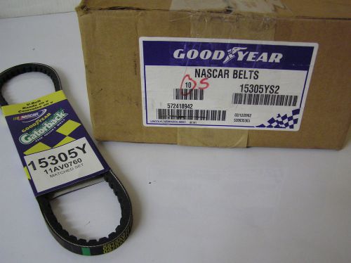 20 new 15305ys2 match pr goodyear 30.5" v-belts nascar sbc ford dodge 062714-7