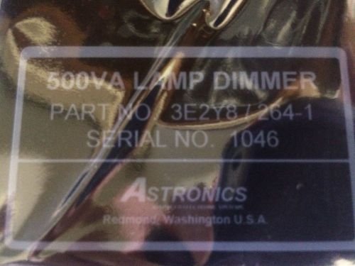 Dc10/md11 astronics 500va lamp dimmer p/n 264-1 - new, still in original packag