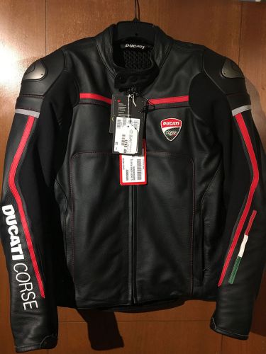 Ducati corse c2 leather jacket black size 52