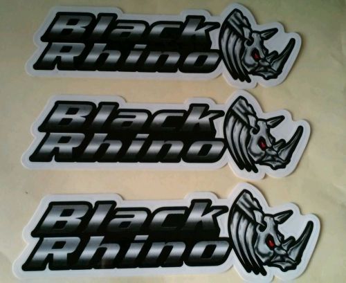 Black rhino racing  decals stickers atv side by side worcs moto offroad bitd