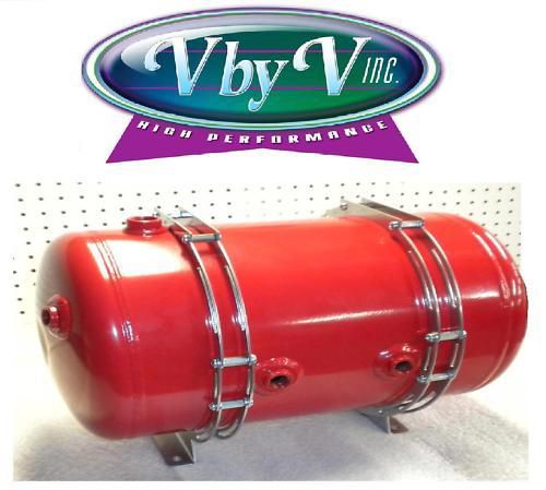 7-gallon air tank w/mounting brackets red v-944-r2 each