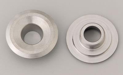 K-motion valve spring retainers titanium 10 deg 1.500" od .710" id set of 16
