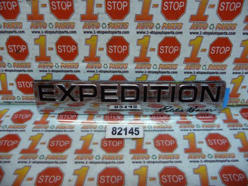 07 08 ford expedition eddie bauer name plate 7l1z-7842528-b oem
