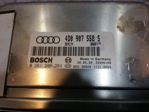 Audi audi a6 engine brain box electronic control module; 4.2l (8 cyl, engine i
